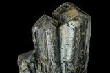 Lustrous Ilvaite Crystal Cluster with Quartz - Inner Mongolia #173097-2